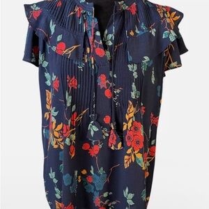 Sea New York flutter sleeve tassel top size 8
